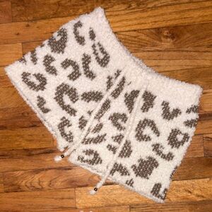 POL Teddy Leopard Shorts Size S